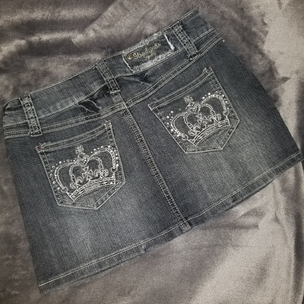 Denim Mini Skirt